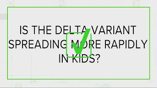 VERIFY: Yes, delta is spreading more rapidly in kids