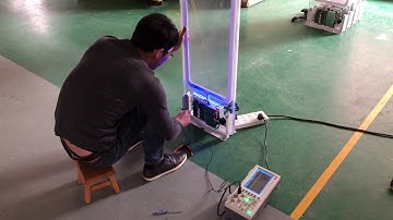 EAS alarm system AM crystal acrylic antenna WT-8100 QC testing