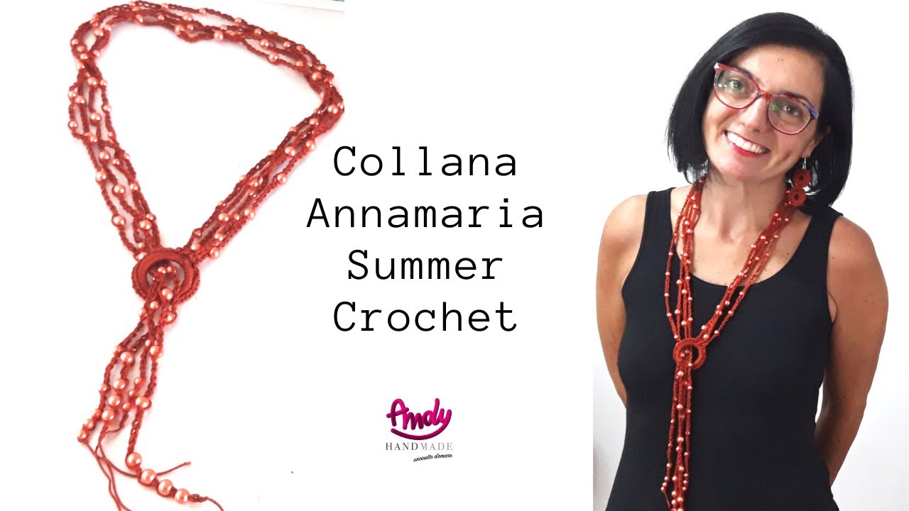 TUTORIAL Collana Annamaria   summer crochet