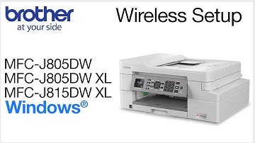 Connect MFCJ805DW or MFCJ815DWXL to a wireless computer - Windows