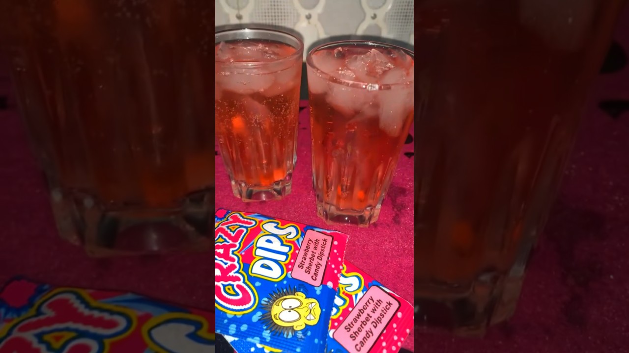 Viral crazy dip drink 🍹 