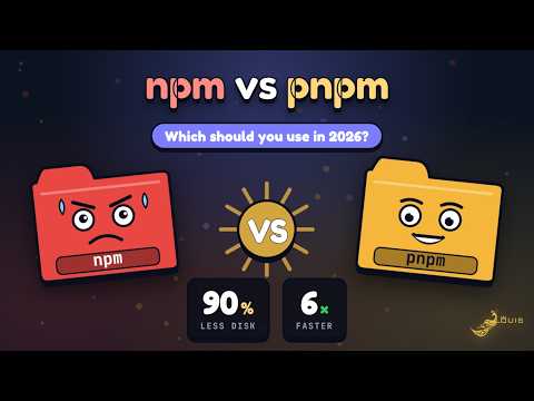 npm vs pnpm: Save 90% Disk Space & Install 6x Faster