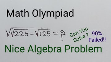 Germany//Can You Solve This ?//A Tricky  Radical Math Olympiad Algebra questions.