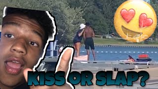 PULLING GIRLS AT THE LAKE!!! *kiss or slap*