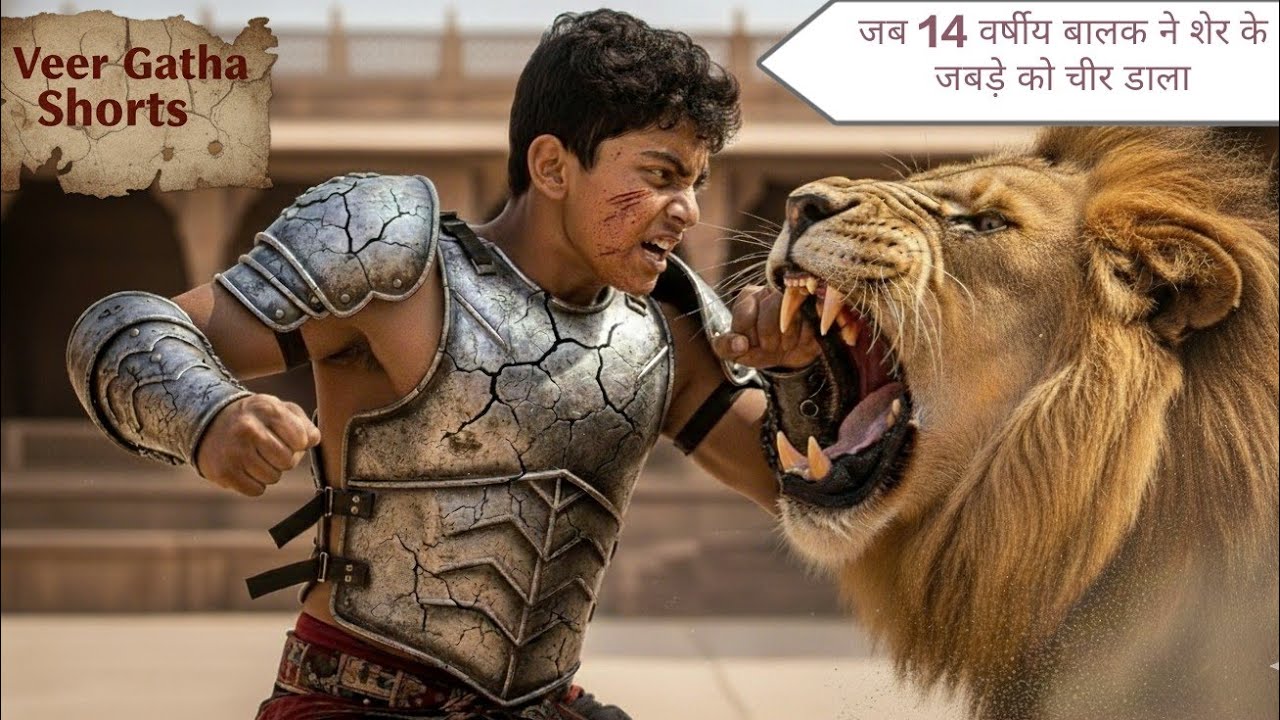 जब 14 वर्षीय बालक ने शेर के जबड़े को चीर डाला | The Story of Brave ...