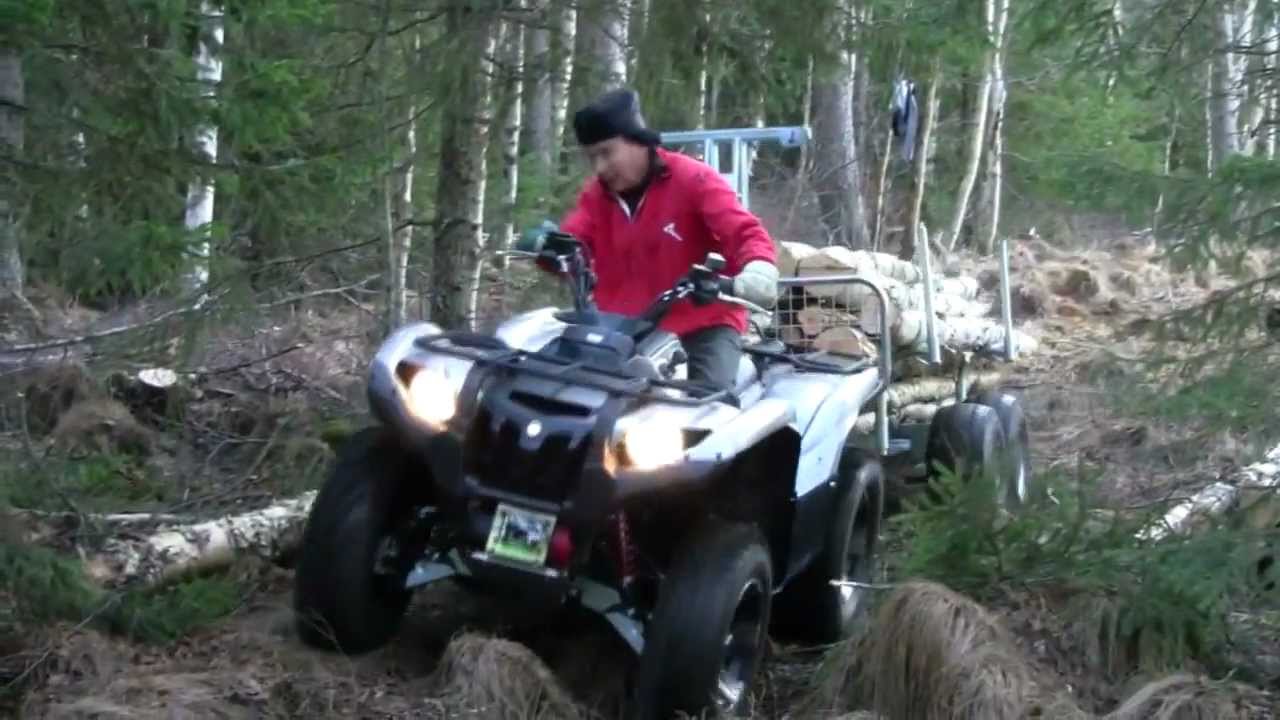 VedKörning med Grizzly 700 Le