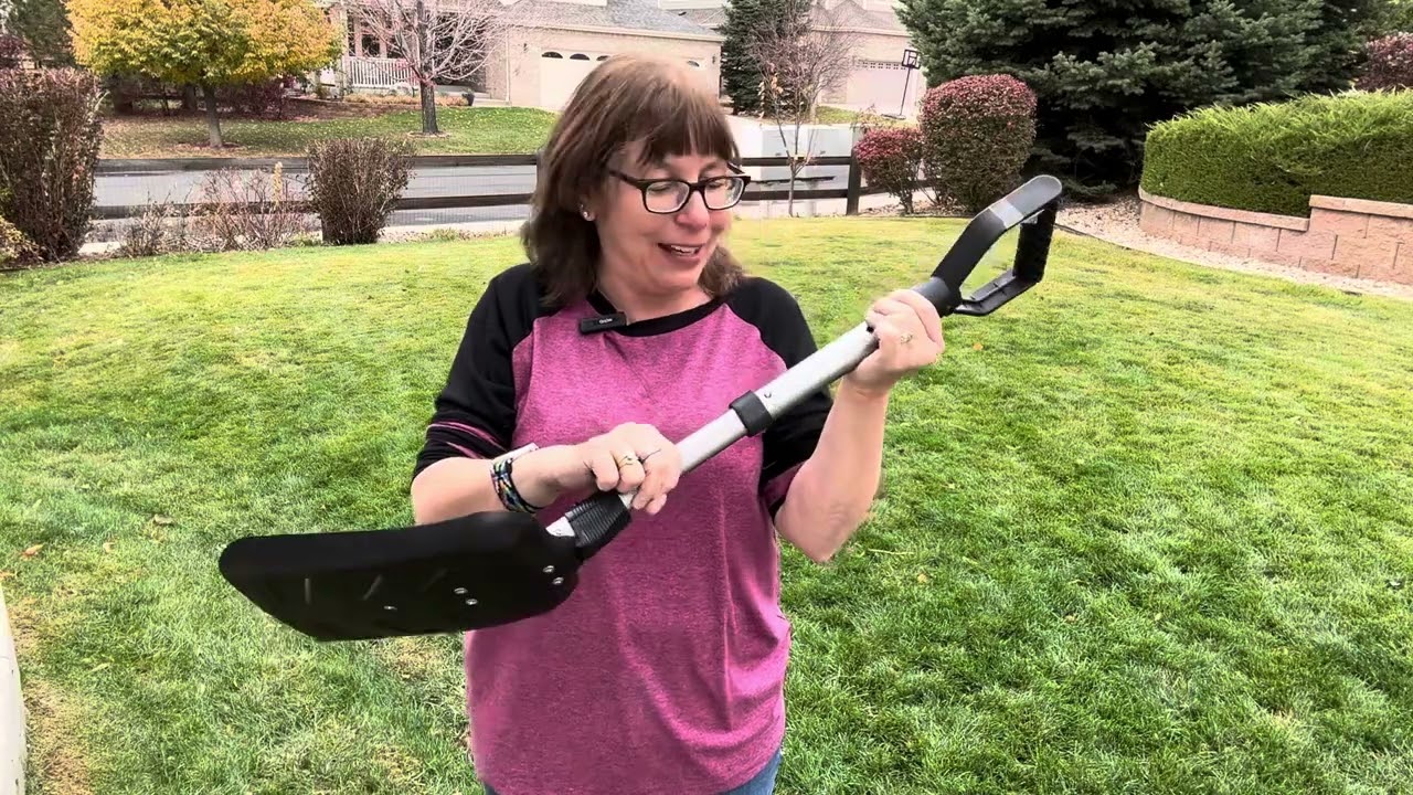 Emergency Shovel - strong shovel that folds small to store in your car.