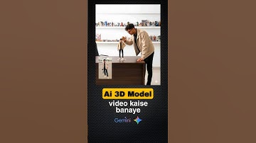 Trending Gemini Ai 3D Model video kaise banaen | Gemini Ai se Video Kaise Banaen viral 3D Editing
