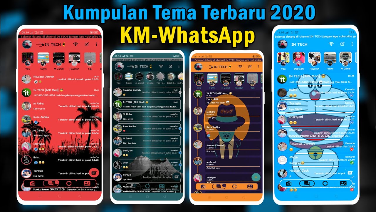 Kumpulan Tema KM WhatsApp Paling Keren 2020