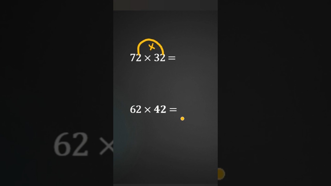 Maths Multiplication Easy Trick 🔥|