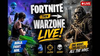 Stealth Drops &amp; Chaos Wins | Fortnite ➜ Warzone Live 🔥