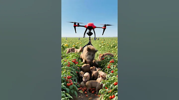 Advanced Drone Helps Farmer Capture Wild Boar in the Field!