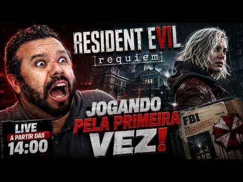 🏆 🔥 PRIMEIRA VEZ em Resident Evil Requiem! Será que eu consigo zerar? | PT-BR