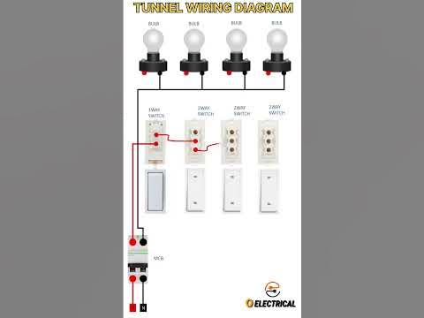 TUNNEL WIRING DIAGRAM #OELECTRICAL #wiring #electrical - YouTube