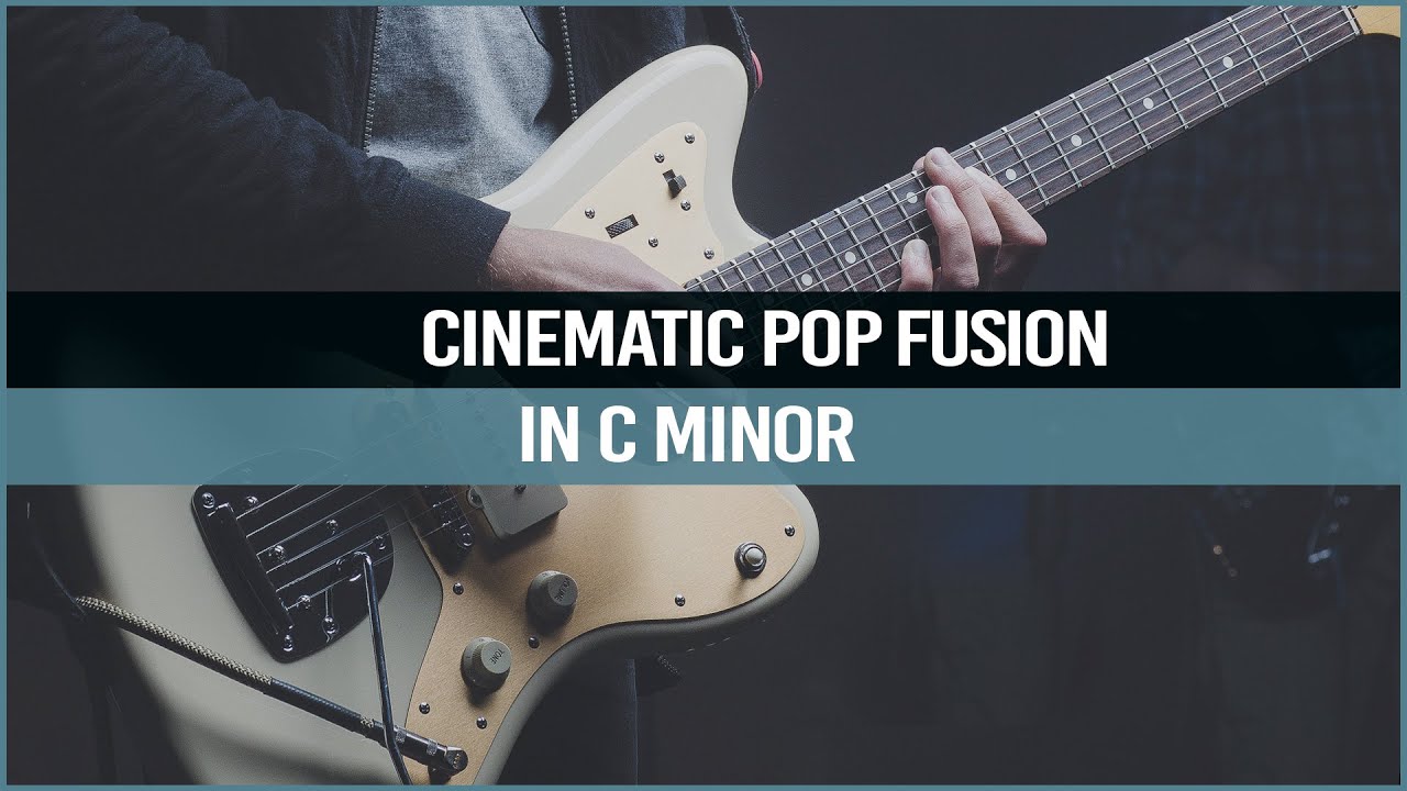 Cinematic Pop Fusion Guitar Backing Track in C Minor | Alpha Jam Tracks