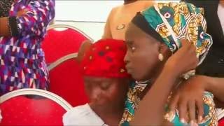 Tears of joy as freed Chibok girls reunited with families in Nigeria