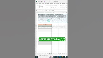 Convert Email List to Excel Table - EASY Tutorial for 2024