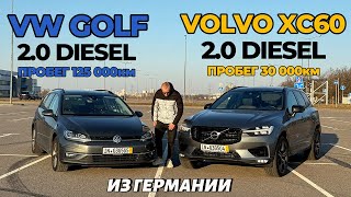 VW GOLF 2.0D ИЗ ГЕРМАНИИ НА ПОЛНОЙ КОМПЛЕКТАЦИИ. VOLVO XC60 2.0D С МАЛЕНЬКИМ ПРОБЕГОМ. НАХОДКА В БМВ