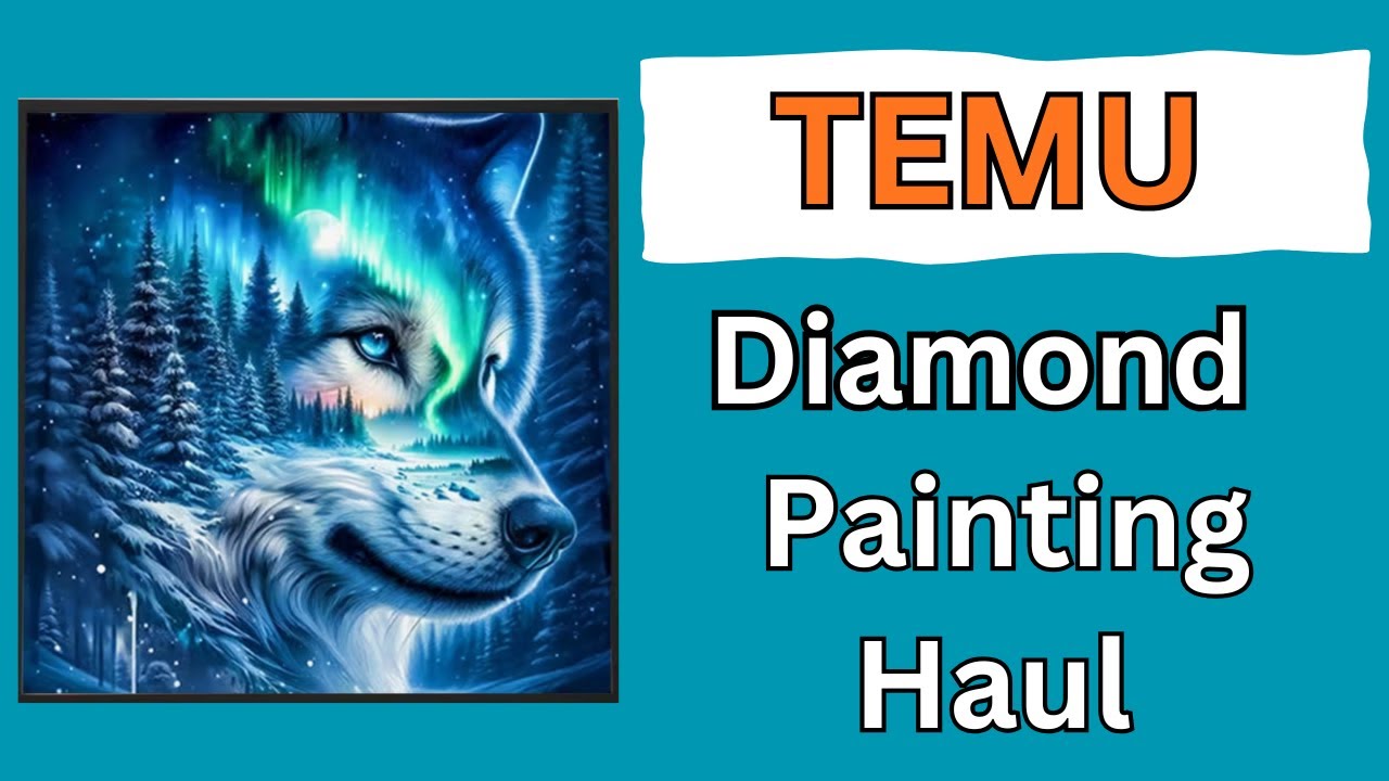 Алмазная вышивка TEMU - Распаковка - Алмазное искусство - Бюджетные поделки