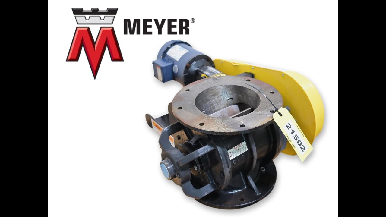 Unused 8" Round Wm. W. Meyer HDX Rotary Airlock Valve | JM Industrial
