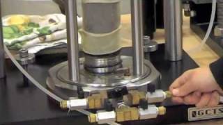 Triaxial Testing: Mount the specimen