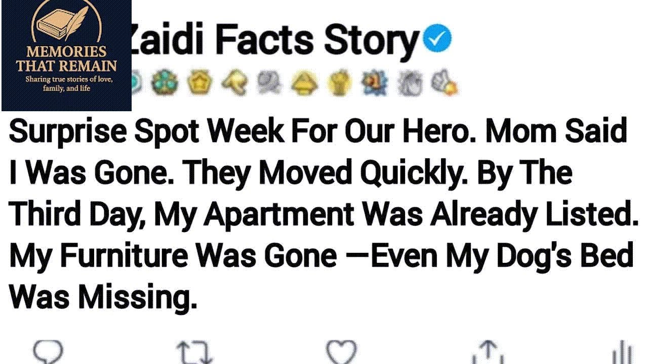 Surprise Spot Week For Our Hero  Mom Said I Was Gone  They Moved Quickly By The Third   Reddit S