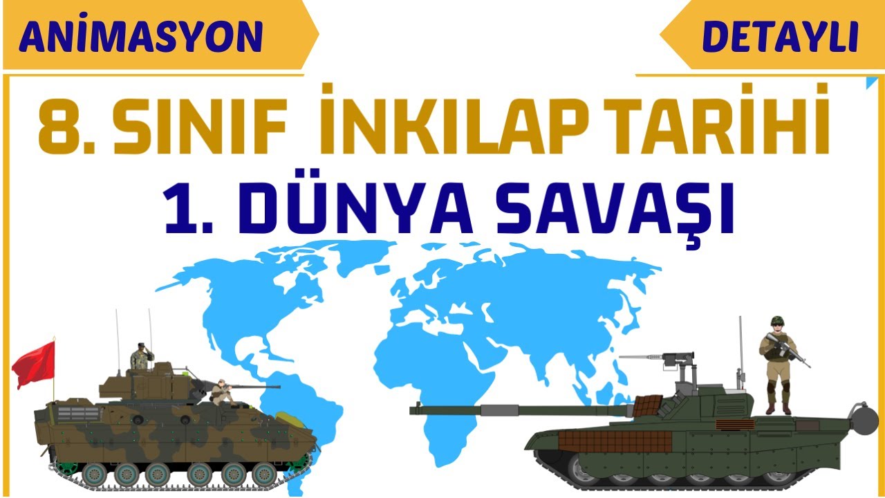 1. Dünya Savaşı 8. SINIF İNKILAP TARİHİ 2. ÜNİTE