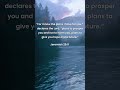 “For I know the plans I have for you,” declares the Lord
