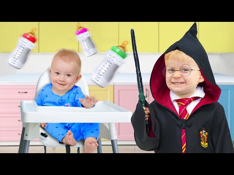 Видео: Oliver Becomes a Wizard | Roma and Diana