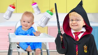 oliver becomes a wizard roma and diana