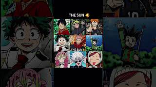 [ The Sun ☀️] [ The Moon 🌖] #naruto #sasuke #gojo #zoro #narutoshippuden #summertimesadness #shorts