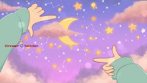 Crescent Moon | Animated Stream Overlays | Twitch Package | Twitch Stinger Transtition