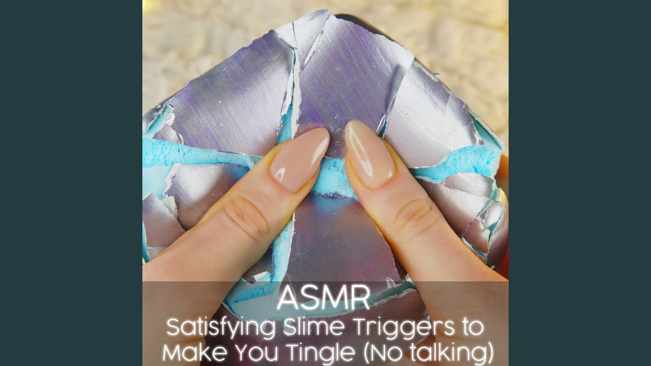 ASMR Floam slime with glitter bekijken op YouTube