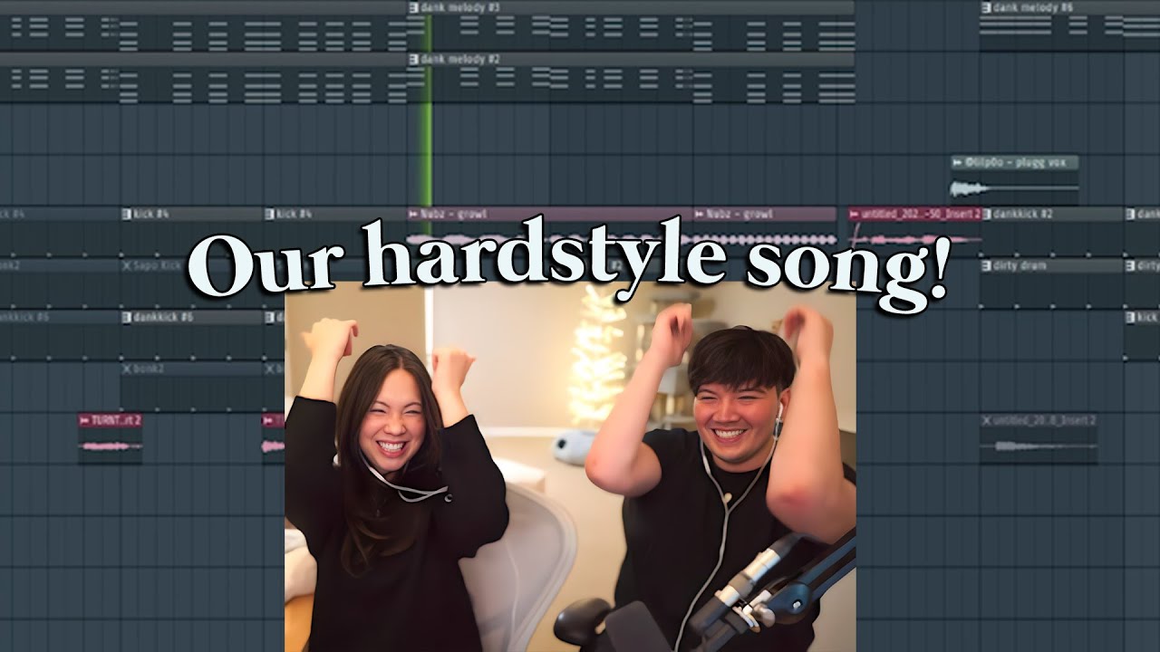 Джоди и Джон слушают бит, который они создали вместе