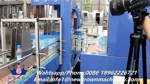 automatic PE film shrink wrapping machine