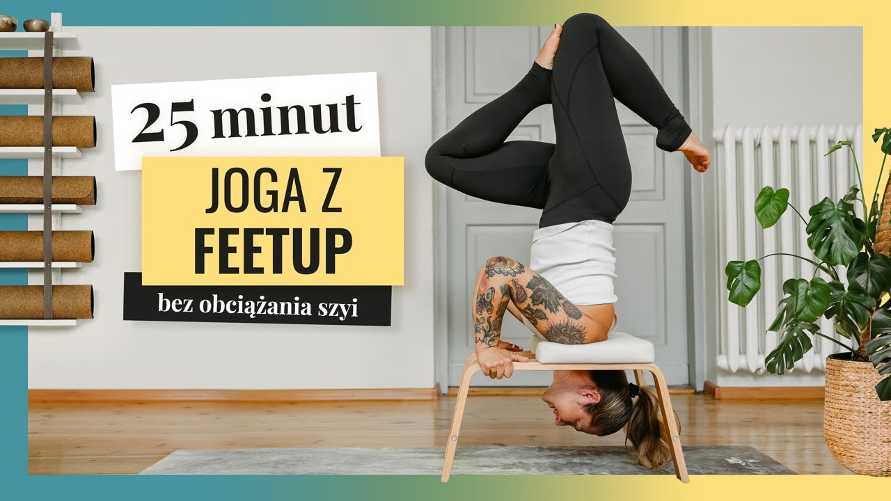 FEET UP - joga z krzesłem |POZIOM ★★☆☆|