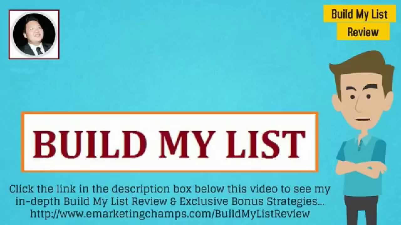Build My List Review Crazy Bonus