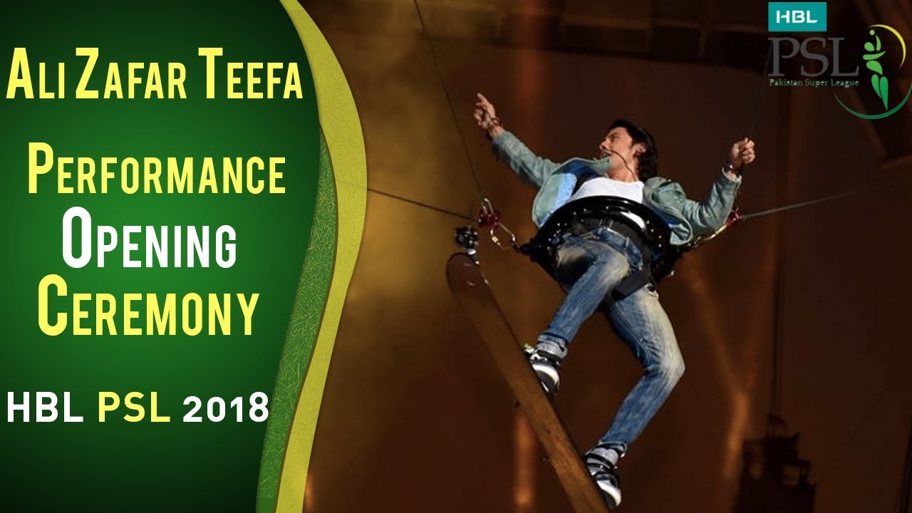 Ali Zafar Teefa Performance | PSL Opening Ceremony 2018 | HBL PSL 2018 | PSL