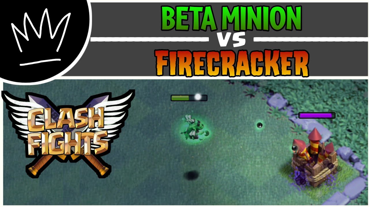 Beta Minions Vs Fire Crackers  | Clash of Clans | Clash Fights |