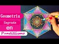 Mandala Geometría sagrada / Puntillismo con acrílicos /  Paso a paso