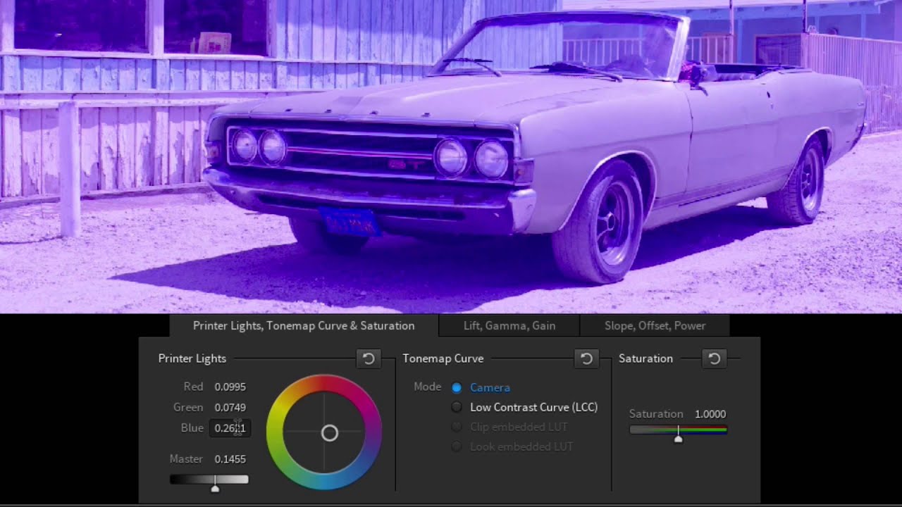 ARRI Tech Talk: ARRIRAW Converter - Printer Lights and Color Wheel Details