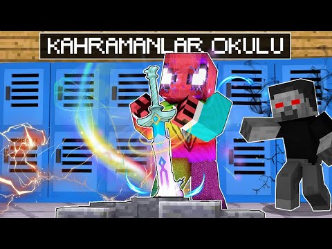 SONSUZLUK KILICI!⚔🌌(EFSANEVİ GÜÇ!) - KAHRAMANLAR OKULU! - Minecraft