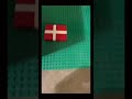 Danish flag 🇩🇰 #lego #flag #requested #danish #denmark