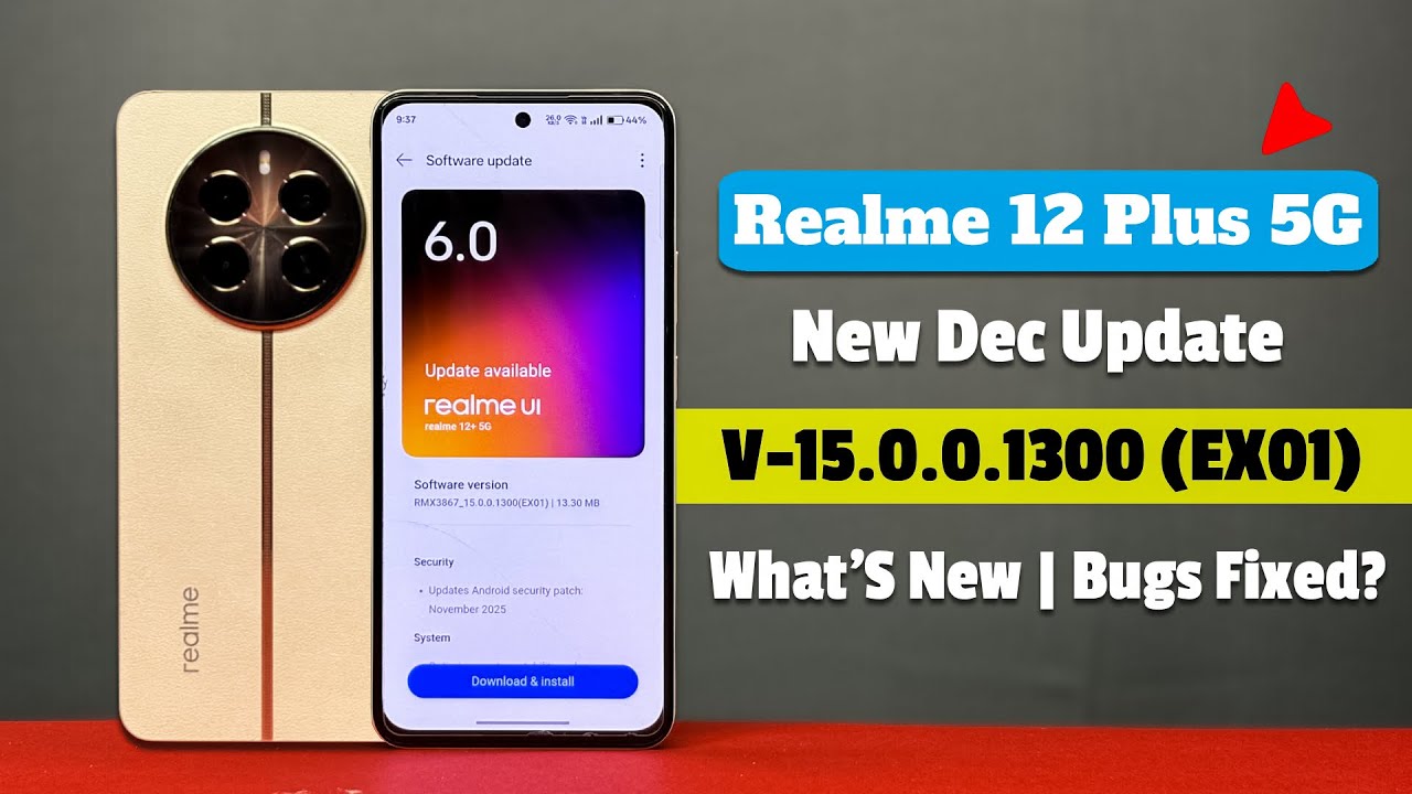 Final Android 15 Update For Realme 12+ 5G (V-15.0.0.1300) Gyro Delay Fixed? Full Update Review! 