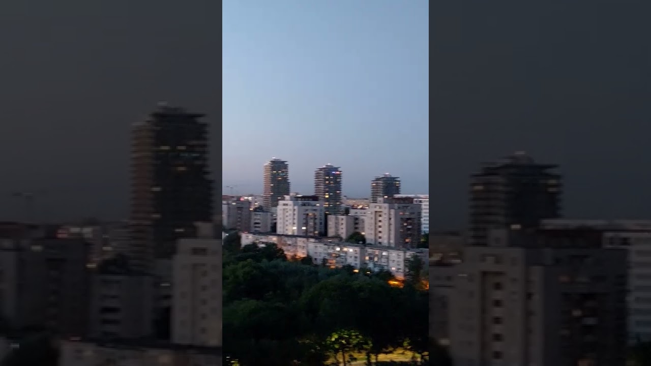 Bucharest skyline and sound