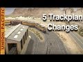 Five trackplan changes on my nscale layout