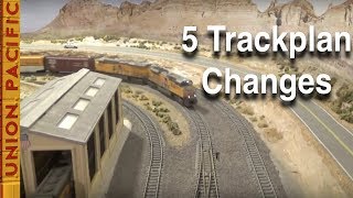 Five Trackplan Changes on My N-Scale Layout