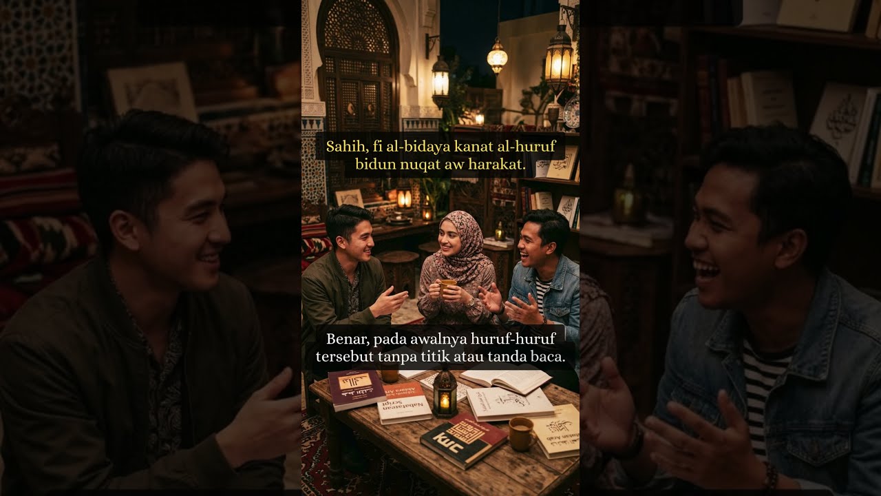 Ternyata Dulu Huruf Arab Gak Punya Titik?! 😱📜 #Shorts