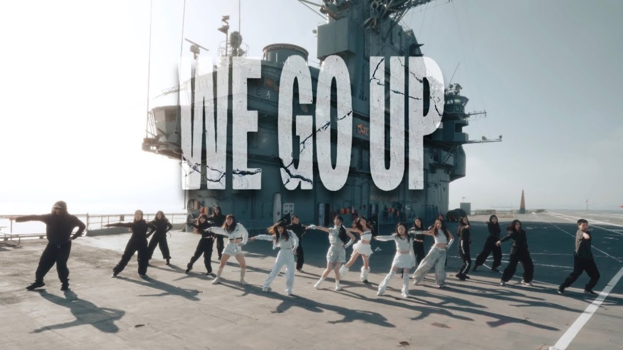 [KPOP IN PUBLIC] BABYMONSTER - 'WE GO UP' dance cover on USS Hornet | Bay Area