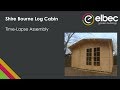 Shire Bourne Log Cabin Time-Lapse Assembly - Elbec Garden Buildings Shire Bourne Log Cabin Time-Lapse Assembly - Elbec Garden Buildings